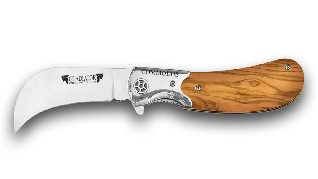 Coltello "Commodus" manico in ulivo