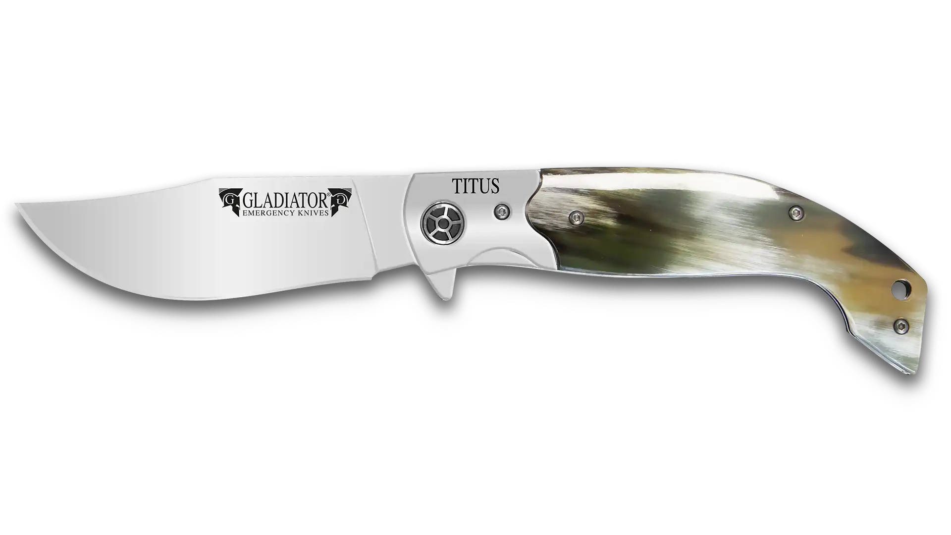 Coltello "Titus" manico in corno