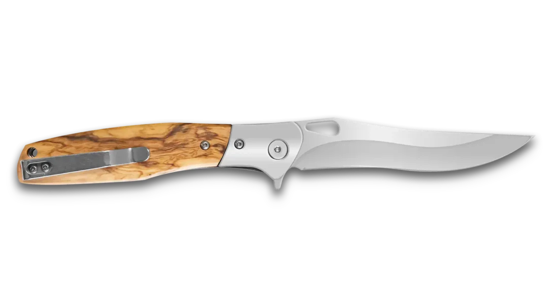 Coltello "Augustus" manico in ulivo - immagine 3
