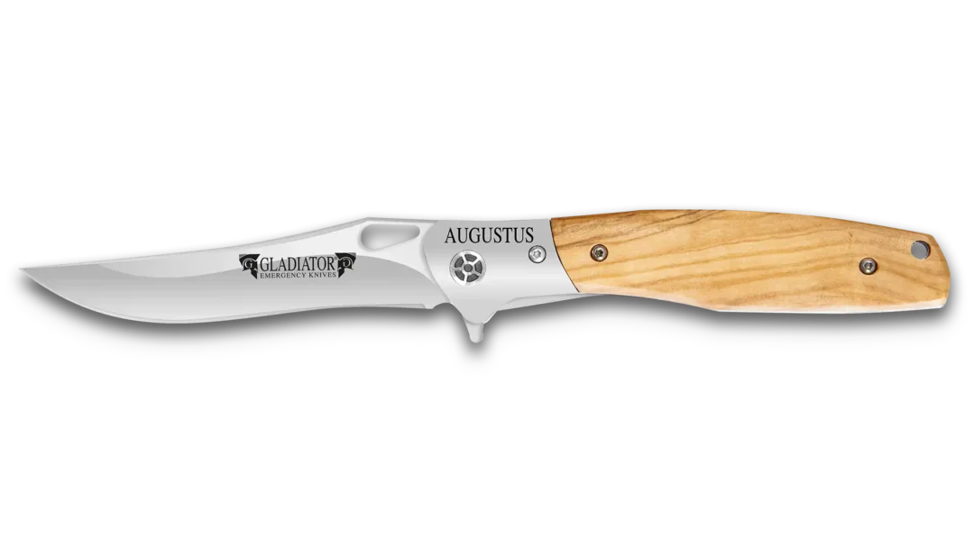 Coltello "Augustus" manico in ulivo