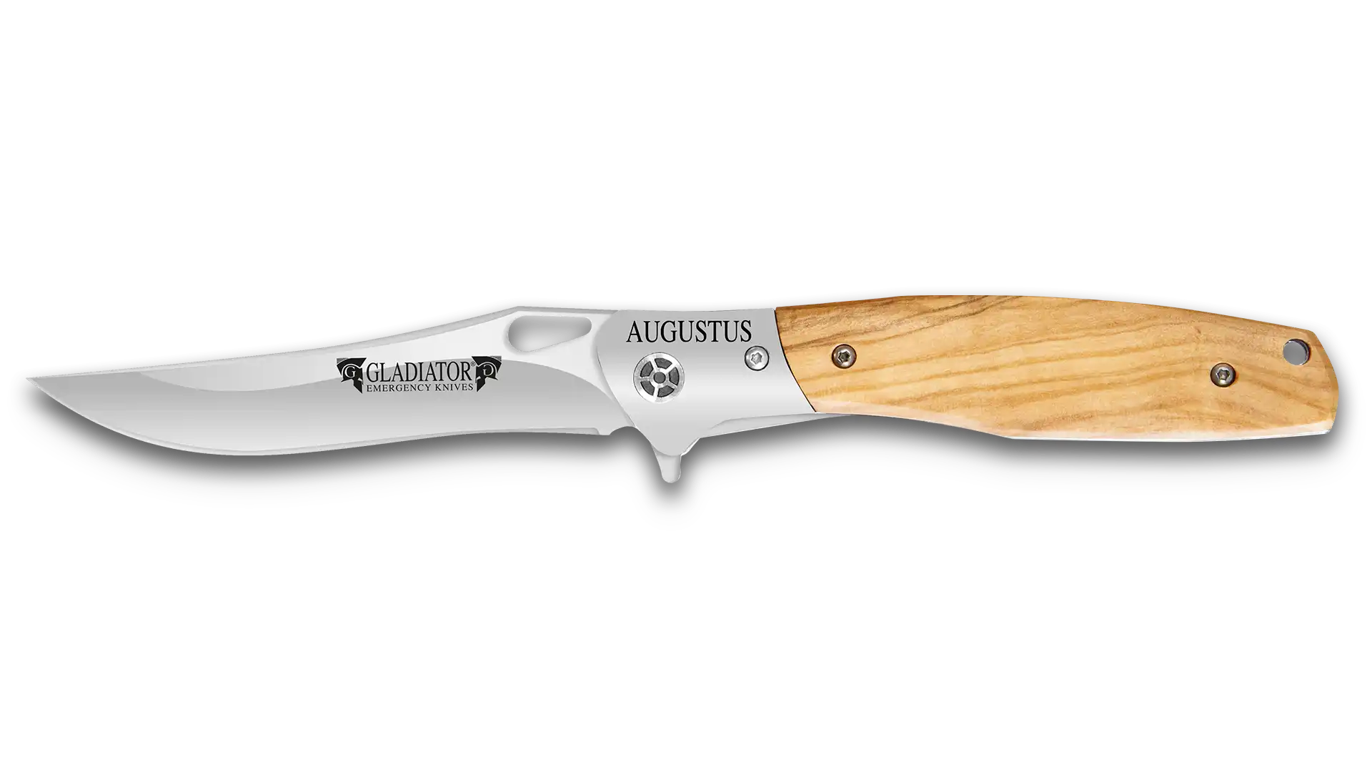 Coltello "Augustus" manico in ulivo