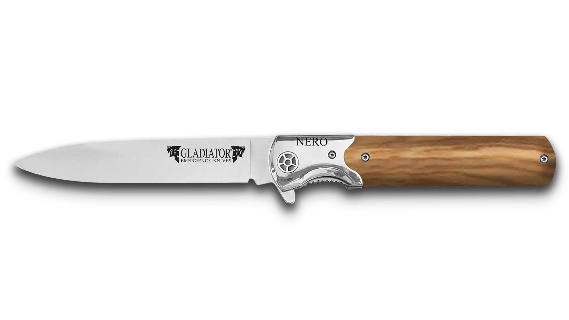 Coltello "Nero" manico in ulivo