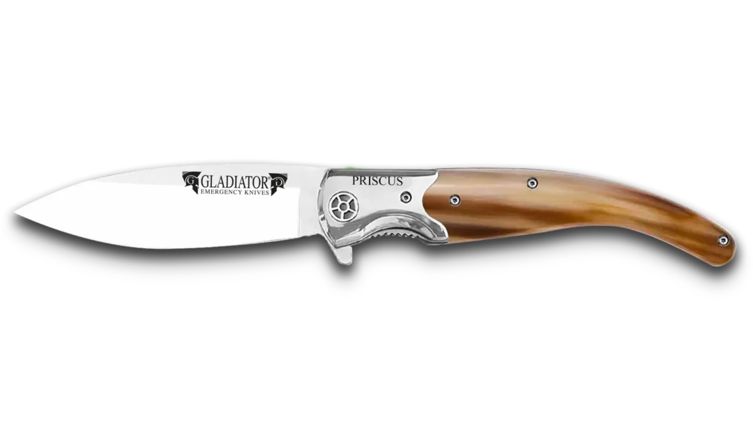 Coltello "Priscus" manico in corno