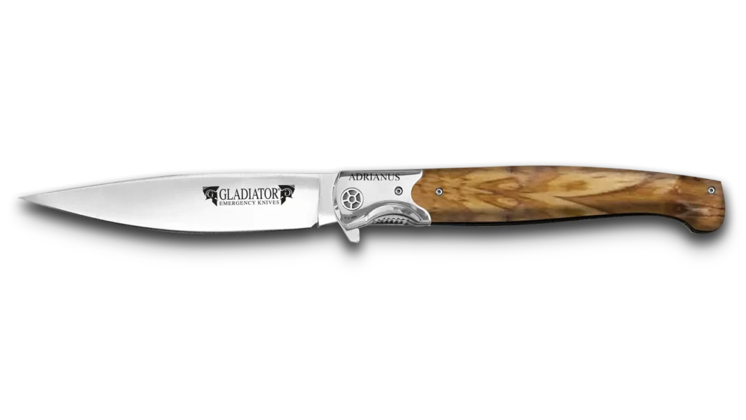 Coltello "Adrianus" manico in ulivo