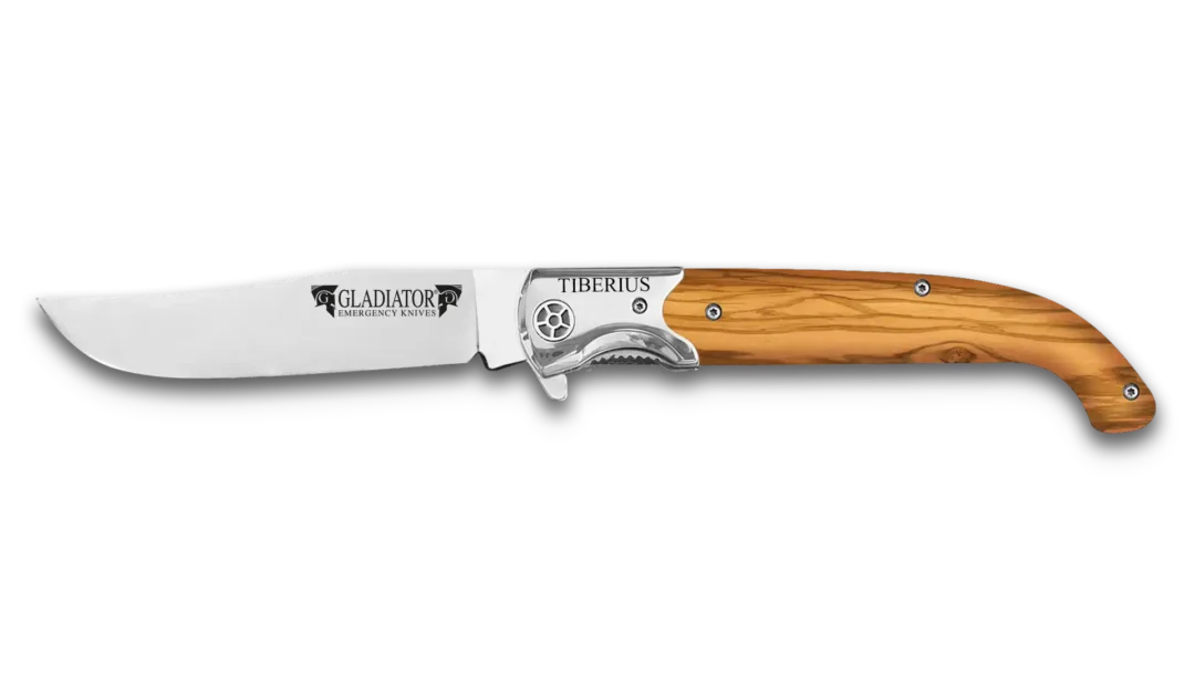 Coltello "Tiberius" manico in ulivo