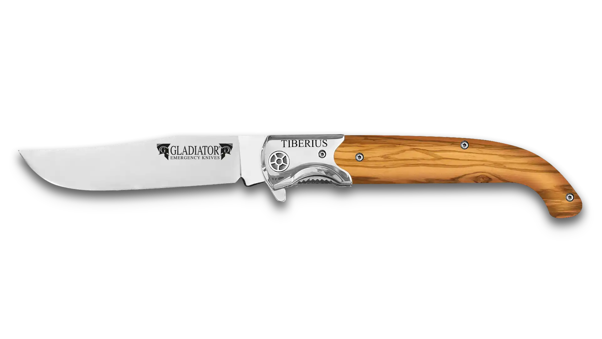 Coltello "Tiberius" manico in ulivo