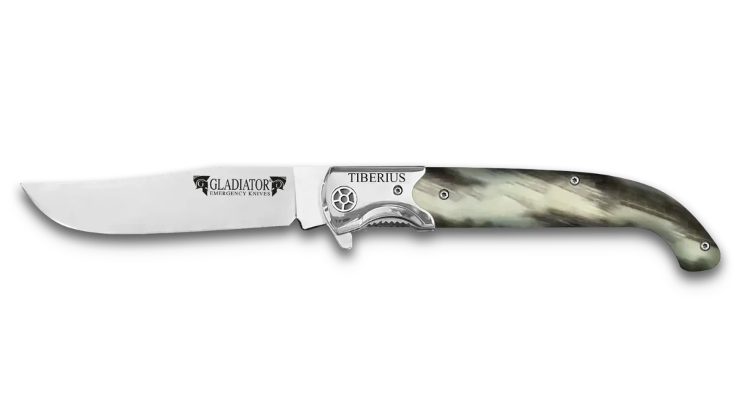 Coltello "Tiberius" manico in corno
